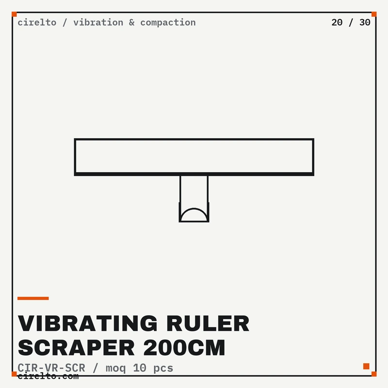 Vibrating Ruler Scraper 200cm, Vibration & Compaction wholesale supply